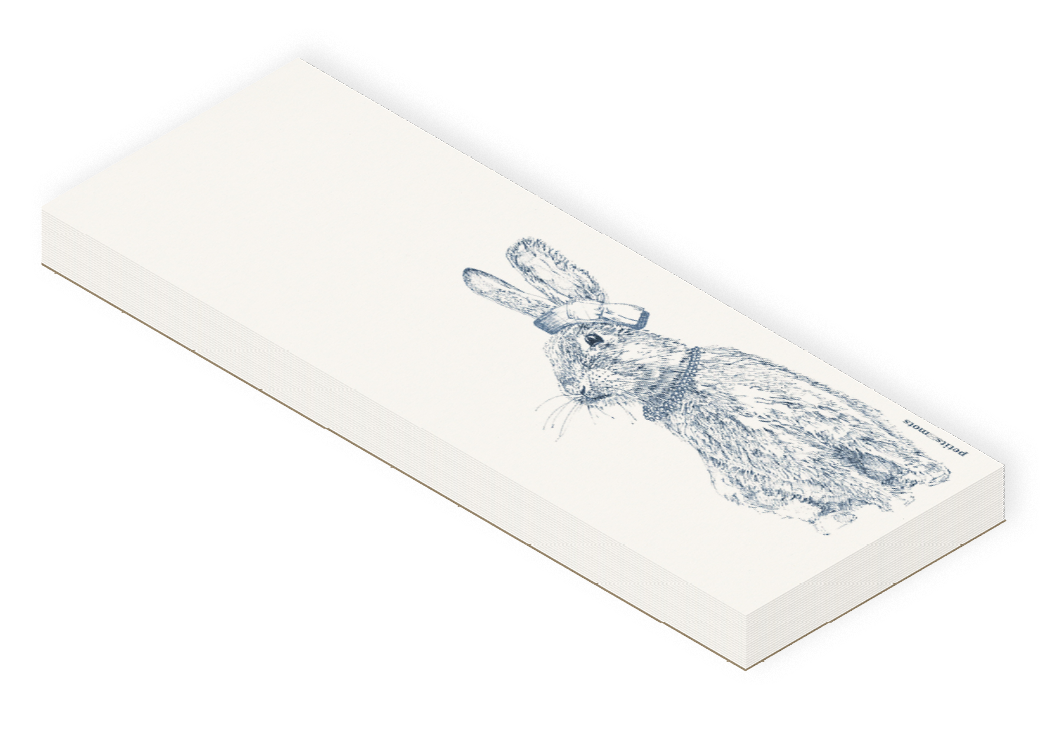 rabbit notepad